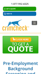 Mobile Screenshot of crimcheck.net